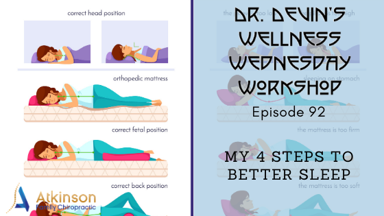 My 4 steps to better sleep