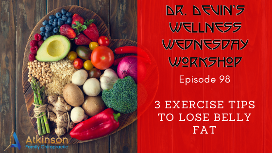 3 exercise tips to lose belly fat