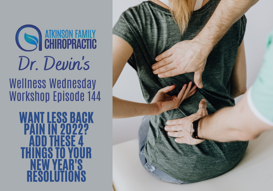 Want less back pain in 2022? Add these 4 things to your New Year's resolutions