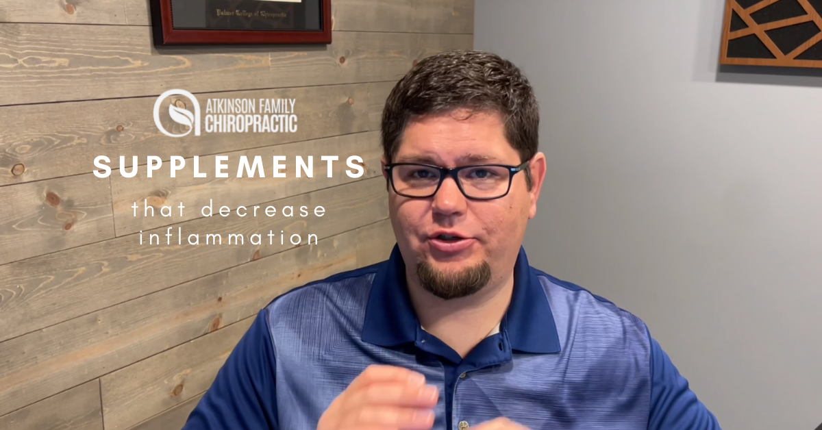 Supplements that decrease inflammation